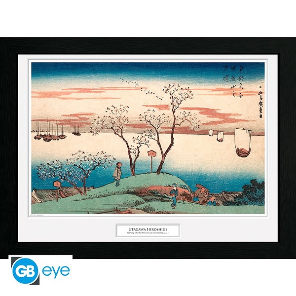 GBYD3703 -- 000 (24207) Hiroshige Cherry Blossom at Gotenya - poster stampa con cornice 35x45cm GB Eye - immagine 1