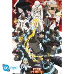 FIRE FORCE - Poster Maxi 91.5 1 - Key art season 2 *