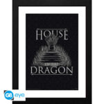 HOUSE OF THE DRAGON - Framed print "Iron Throne" (30 0)