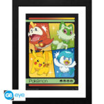 POKEMON - Framed print "Scarlet & Violet Starters" (30 0)
