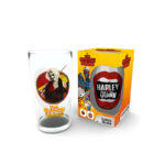 DC COMICS - Large Glass - 400ml - Harley Quinn - box  *