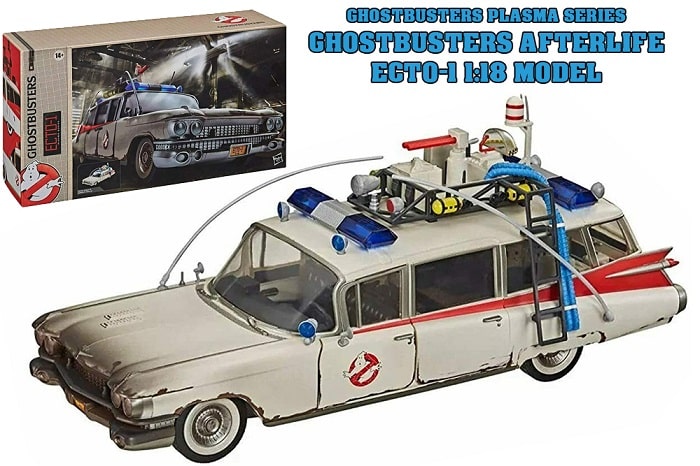 HAS00133 -- 000 (18652) GHOSTBUSTERS AFTERLIFE - ECTO-1 Plasma Series Scala 1/18 con Accessori e Parti Mobili - Hasbro - immagine 1