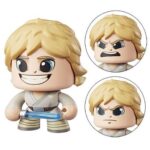 MIGHTY MUGGS STAR WARS - LUKE SKYWALKER - Action Figure con Espressione Viso Intercambiabile a Pressione - Altezza 9 cm - HASBRO