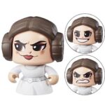MIGHTY MUGGS STAR WARS - PRINCIPESSA LEIA ORGANA - Action Figure con Espressione Viso Intercambiabile a Pressione - Altezza 9 cm - HASBRO