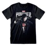 MARVEL PUNISHER FRANK - T-Shirt 100% Cotone Nero Unisex Maglietta Manica Corta