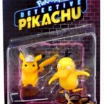 POKEMON Detective Pikachu Battle Figure - PIKACHU e PSYDUCK - Set 2 Figure 5cm - WCT Toys