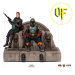 Star Wars Boba Fett e Fennec - Deluxe Art Scale statua 23cm - Iron Studios