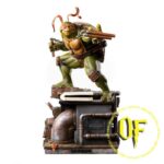 TM Ninja Turtles - Michelangelo Art Scale statua 24 cm Iron Studios