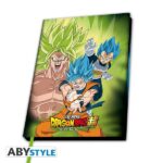 DRAGON BALL SUPER - BROLY Quaderno Premium a Righe 180pp Copertina Rigida Interno Illustrato e Segnalibro