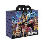One Piece Crew - busta borsa riutilizzabile 40x45cm shopping bag