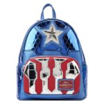 Marvel Capitan America Metallic - Mini Zaino Multitasche 27x23cm  Loungefly
