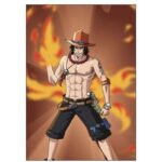 One Piece - Portuguese D. Ace Biglietto Auguri per Compleanno con Busta