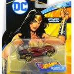 Hot Wheels - DC Comics WONDER WOMAN Auto Modellino Character Cars Metallo 7cm  MATTEL