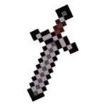 Minecraft - Replica Spada di Netherite in plastica 51cm Nether Sword