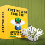 IRON CULT - CIONDOLO JEEG ROBOT In Metallo 4 cm Tagliato al Laser con Collanina in Caucciu'.