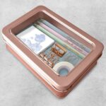 DISNEY PRINCESS - CENERENTOLA SET SCUOLA  in Scatola di Metallo - Matite Incantesimi, Gomma, Blocco, Graffette - Stationary Set - Cancelleria