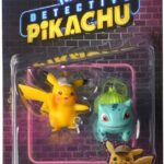 POKEMON Detective Pikachu Battle Figure - PIKACHU e BULBASAUR - Set 2 Figure 5cm - WCT Toys