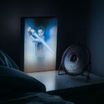 STAR WARS - THE LAST JEDI REY LUMINART - LAMPADA D'AMBIENTE SU TELA 30 CM - USB + BATTERIE