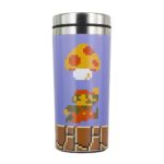 SUPER MARIO BROS. - TAZZA DA TRASPORTO 400 ml ACCIAIO INOX - Travel Mug