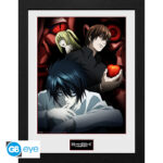 DEATH NOTE - Framed print "Light, L and Misa" (30 0)