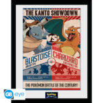 POKEMON - Framed print "Red V Blue" (30 0)