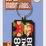 SUPER MARIO BROS - BORN IN THE 80'S - RUBBER KEYCHAINS -  PORTACHIAVI DI GOMMA