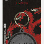 GAME OF THRONES - LOGO - RUBBER KEYCHAINS - TRONO DI SPADE -  PORTACHIAVI DI GOMMA