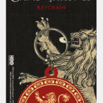 GAME OF THRONES - LANNISTER - TRONO DI SPADE -  PORTACHIAVI DI GOMMA RUBBER KEYCHAIN