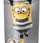 MINIONS - Tubo con 8 Matite Colorate e Tappo-Temperino - In Omaggio 2 Disegni da Colorare - Pencil Tube