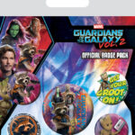 GUARDIANS OF THE GALAXY VOL. 2 -  ROCKET e GROOT - BADGE PACKS - GUARDIANI DELLA GALASSIA - SPILLETTE
