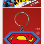SUPERMAN - SHIELD - RUBBER KEYCHAINS - PORTACHIAVI DI GOMMA