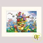 Super Mario 3D World - stampa con passepartout 30x40cm Pyramid