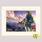 Zelda Breath of the Wild - stampa con passepartout 30x40cm Pyramid
