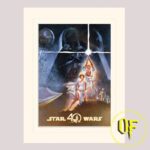 Star Wars 40th Ann. New Hope - stampa con passepartout 30x40cm Pyramid