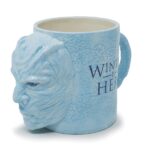 GAME OF THRONES - NIGHT KING - Tazza in Ceramica 3D Sagomata in Rilievo 1000 mll  (Trono di Spade)