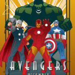 MARVEL DECO -  AVENGERS - MAXI POSTER #144 - 61x91 cm