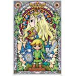 Legend of Zelda Stained Glass - Maxi Poster #371 - 91x61cm