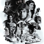 STAR WARS 40TH ANNIVERSARY - MONTAGE - MAXI POSTER #15 - 61x91 cm