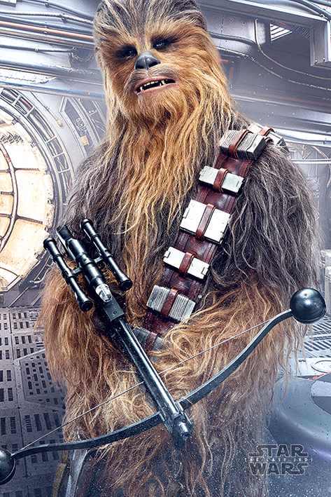 PYR34184 -- 000 (6269) STAR WARS THE LAST JEDI - CHEWBACCA BOWCASTER - MAXI POSTERS - immagine 1