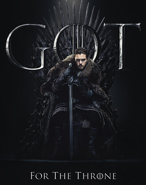 GAME OF THRONES - JON FOR THE THRONE - MAXI POSTER #160 - 61x91 cm