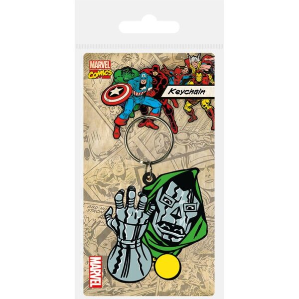 Marvel Doctor Doom - portachiavi in gomma 7 cm - Pyramid