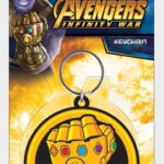 AVENGERS INFINITY WAR - INFINITY GAUNTLET - RUBBER KEYCHAINS -  PORTACHIAVI IN GOMMA