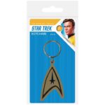 Star Trek Command Badge - portachiavi in gomma 7 cm - Pyramid