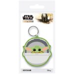 Star Wars Mandalorian Grogu in Pod - portachiavi in gomma 6 cm - Pyramid