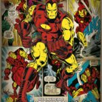 MARVEL RETRO - IRON MAN CLASSIC - Mini Poster 40x50 cm su carta da 150gr Supereroi