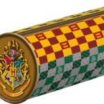 HARRY POTTER - STEMMI DELLE CASE - Astuccio Scuola Tubolare 22x8cm per Penne e Matite - Pencil Case