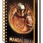 STAR WARS THE MANDALORIAN - Quaderno a Righe con Spirale, Copertina Rigida ed Elastico - Wiro Notebook
