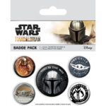 Star Wars Mandalorian - set 5 spillette Pyramid badge pack