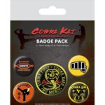 Cobra Kai No Mercy - set 5 spillette Pyramid badge pack