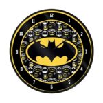 BATMAN LOGO - Orologio da Parete in Plastica Diam.25cm Prodotto Ufficiale